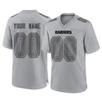 Kooe Custom LV.Raiders Gray Atmosphere Fashion Limited Game Any Name & Numbers Stitched Jerseys