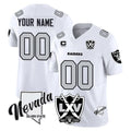 Kooe Custom LV.Raiders White 2026 Vapor Limited 65th Anniversary Home Game Any Name & Numbers Stitched Jerseys