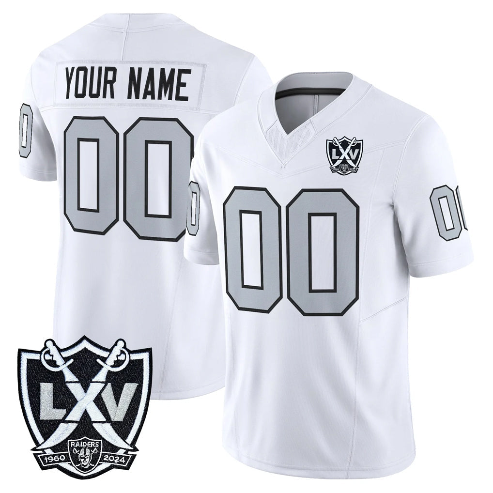 Kooe Custom LV.Raiders White 2026 Vapor Limited Home Game Any Name & Numbers Stitched Jerseys