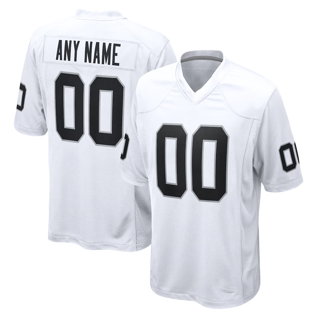 Kooe Custom LV.Raiders White Team Stitched Jerseys