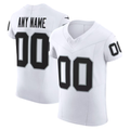 Kooe Custom LV.Raiders White Vapor F.U.S.E. Elite Stitched Jerseys
