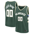 Kooe Custom M.Bucks Green Fast Break Jerseys - Icon Edition