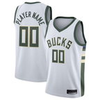 Kooe Custom M.Bucks White 2020-21 Swingman Custom Jerseys - Association Edition
