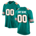 Kooe Custom M.Dolphins Aqua Alternate Home Game Any Name & Numbers Stitched Jerseys