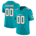 Kooe Custom M.Dolphins Aqua Limited Vapor F.U.S.E. Home Game Any Name & Numbers Stitched Jerseys