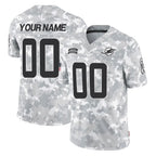 Kooe Custom M.Dolphins Arctic Camo Salute To Service Limited Game Any Name & Numbers Stitched Jerseys