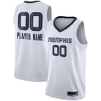 Kooe Custom M.Grizzlies White 2020-2021 Swingman Stitched Jerseys - Association Edition