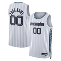 Kooe Custom M.Grizzlies White 2025-2026 City Edition Swingman Stitched Jerseys