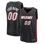 Kooe Custom M.Heat Black Fast Break Jerseys - Icon Edition