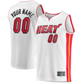 Kooe Custom M.Heat White Fast Break Replica Jerseys - Association Edition
