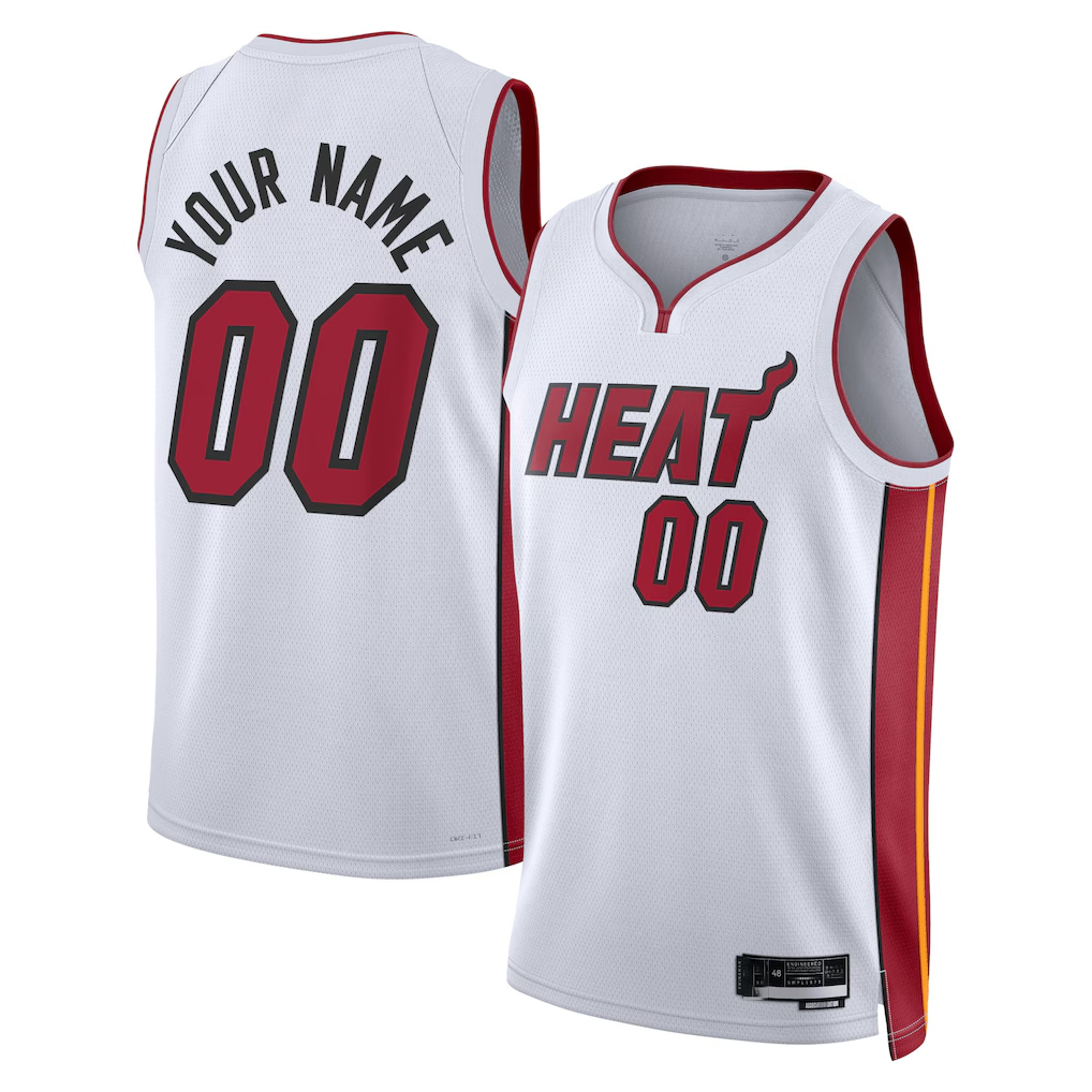 Kooe Custom M.Heat White Swingman Jerseys - Association Edition