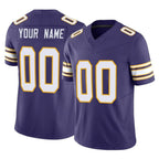 Kooe Custom MN.Vikings Purple Limited Classic Vapor F.U.S.E. Home Game Any Name & Numbers Stitched Jerseys