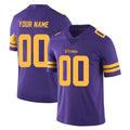 Kooe Custom MN.Vikings Purple Limited Color Rush Home Game Any Name & Numbers Stitched Jerseys
