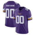 Kooe Custom MN.Vikings Purple Limited Vapor Untouchable Home Game Any Name & Numbers Stitched Jerseys