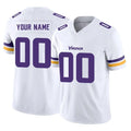 Kooe Custom MN.Vikings White Limited Vapor F.U.S.E. Home Game Any Name & Numbers Stitched Jerseys