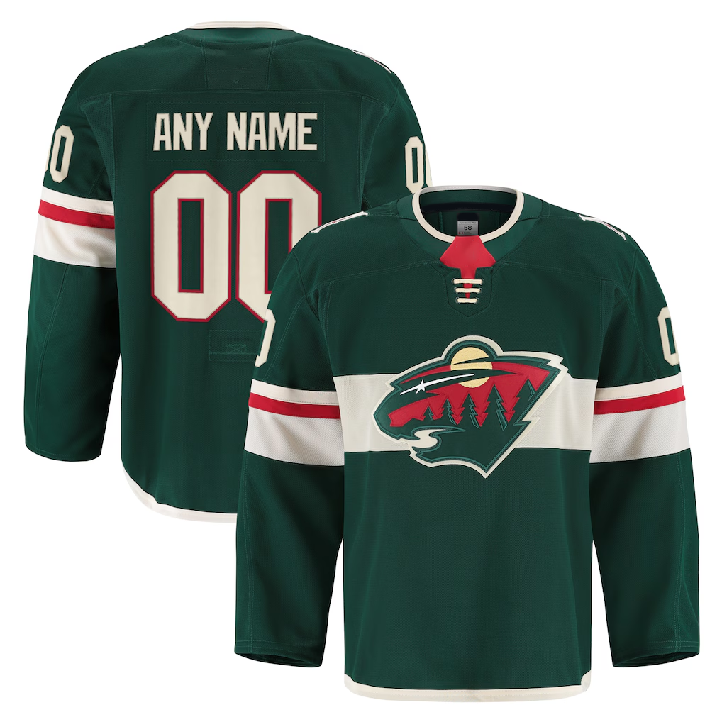 Kooe Custom M.Wild Green Home Authentic Pro Jerseys