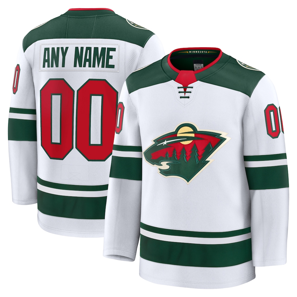 Kooe Custom M.Wild White Away Premium Jerseys