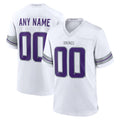 Kooe Custom MN.Vikings White Alternate Game Stitched Jerseys