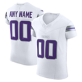 Kooe Custom MN.Vikings White Vapor F.U.S.E. Elite Stitched Jerseys