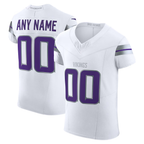 Kooe Custom MN.Vikings White Vapor F.U.S.E. Elite Stitched Jerseys