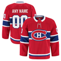 Kooe Custom Montreal Canadiens Red Home Authentic Pro Jerseys