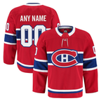 Kooe Custom Montreal Canadiens Red Home Authentic Pro Jerseys