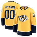 Kooe Custom N.Predators Gold Home Premium Jerseys