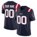 Kooe Custom NE.Patriots Navy Limited Vapor F.U.S.E. Home Game Any Name & Numbers Stitched Jerseys