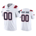 Kooe Custom NE.Patriots White Vapor Untouchable Home Game Any Name & Numbers Stitched Jerseys