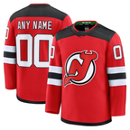 Kooe Custom N.Jersey Devils Red Home Premium Jerseys