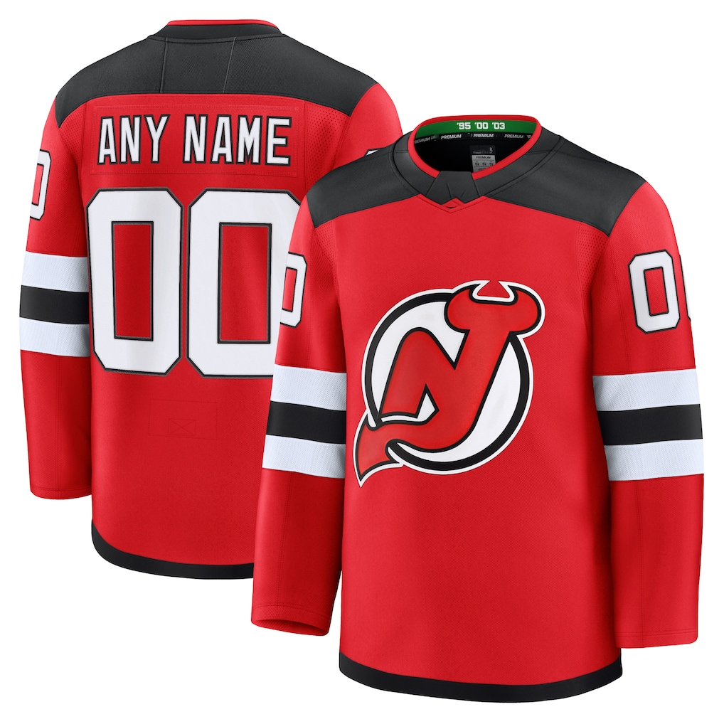 Kooe Custom N.Jersey Devils Red Home Premium Jerseys