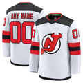 Kooe Custom N.Jersey Devils White Away Premium Jerseys