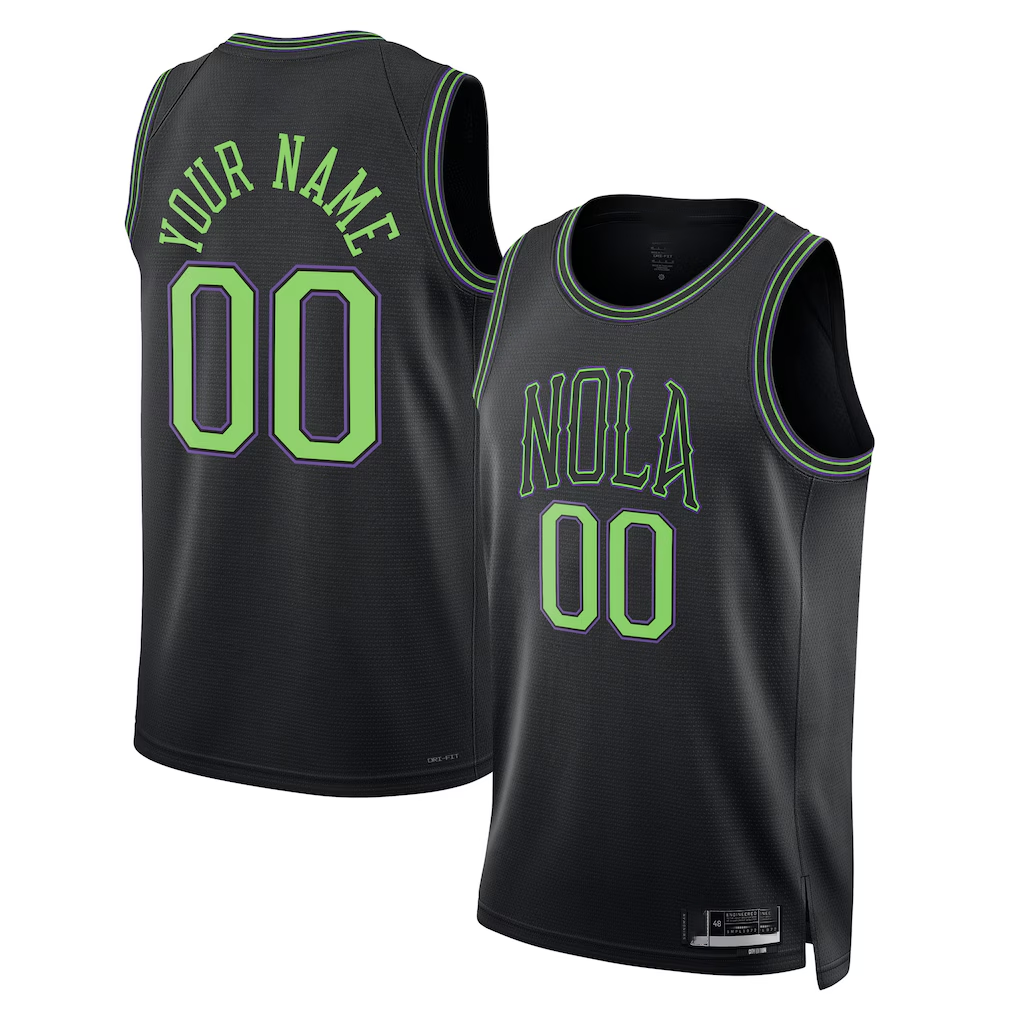 Kooe Custom NO.Pelicans hite Swingman Stitched Jerseys- Association Edition