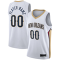 Kooe Custom NO.Pelicans White 2020-2021 Swingman Stitched Jerseys- Association Edition