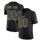 Kooe Custom NO.Saints Black Impact Limited Home Game Any Name & Numbers Stitched Jerseys