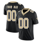 Kooe Custom NO.Saints Black Limited Vapor Untouchable Home Game Any Name & Numbers Stitched Jerseys