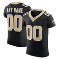 Kooe Custom NO.Saints Black Vapor F.U.S.E. Elite Stitched Jerseys