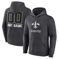 Kooe Custom NO.Saints Gray Pullover Hoodies Limited Any Name & Numbers  Stitched Jerseys