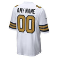 Kooe Custom NO.Saints White Alternate Game Stitched Jerseys
