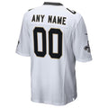Kooe Custom NO.Saints White Home Game Stitched Jerseys
