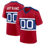 Kooe Custom NY.Giants Century Red Alternate Game Stitched Jerseys