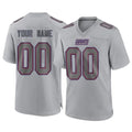Kooe Custom NY.Giants Gray Atmosphere Fashion Limited Game Any Name & Numbers Stitched Jerseys