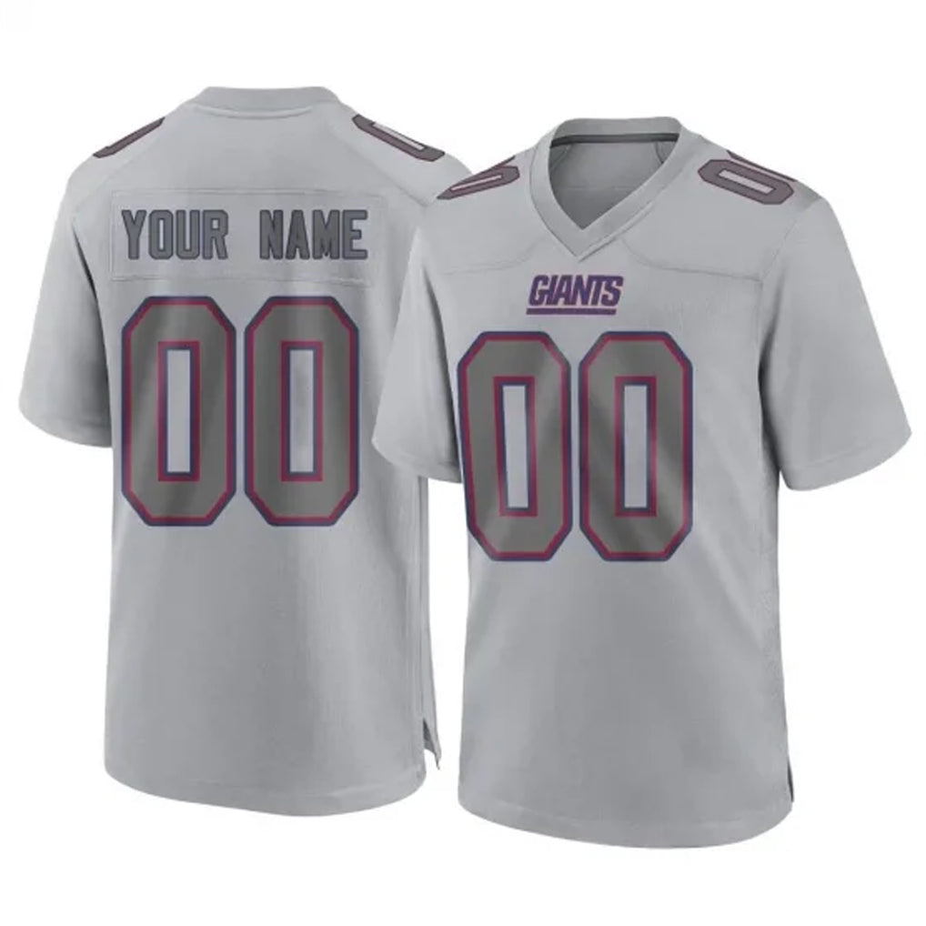 Kooe Custom NY.Giants Gray Atmosphere Fashion Limited Game Any Name & Numbers Stitched Jerseys