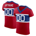 Kooe Custom NY.Giants Red Alternate Vapor F.U.S.E. Elite  Stitched Jerseys
