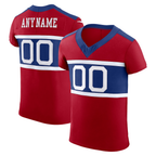 Kooe Custom NY.Giants Red Alternate Vapor F.U.S.E. Elite  Stitched Jerseys