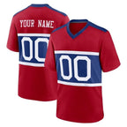 Kooe Custom NY.Giants Red Century Home Game Any Name & Numbers Stitched Jerseys