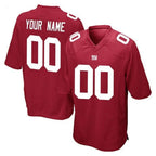 Kooe Custom NY.Giants Red Home Game Any Name & Numbers Stitched Jerseys