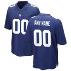 Kooe Custom NY.Giants Royal Game Stitched Jerseys
