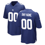 Kooe Custom NY.Giants Royal Home Game Any Name & Numbers Stitched Jerseys