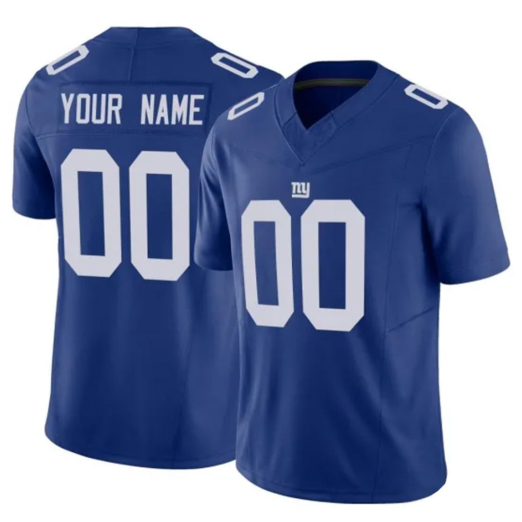 Kooe Custom NY.Giants Royal Limited Vapor F.U.S.E. Home Game Any Name & Numbers Stitched Jerseys